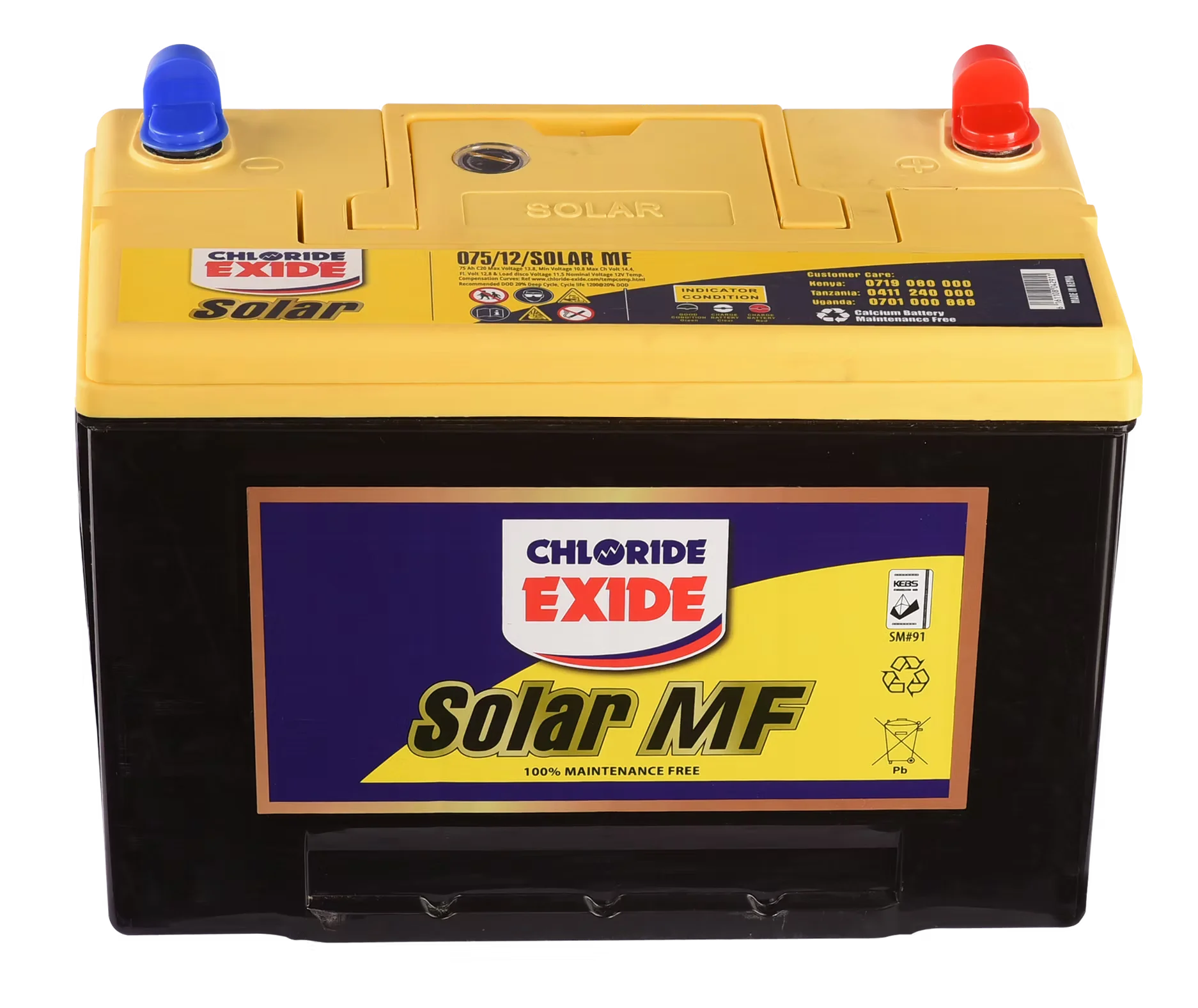 Chloride Exide 75Ah Solar Battery